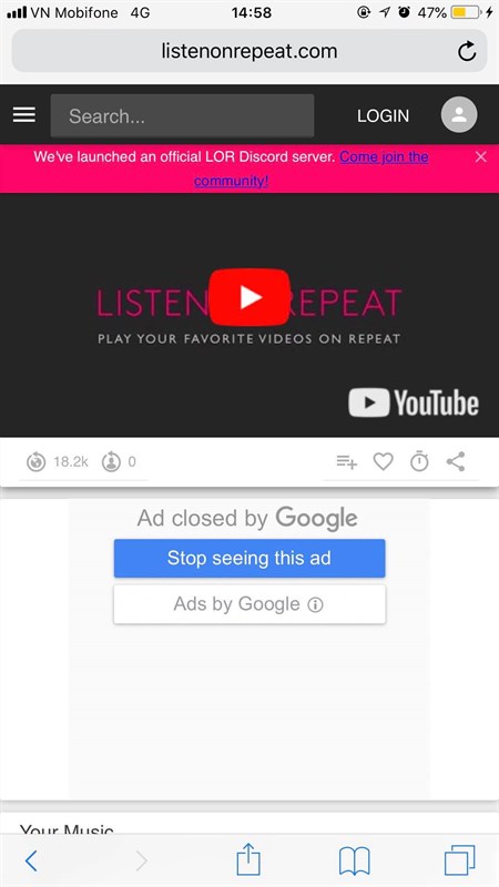 2 ways to replay, replay YouTube videos automatically Picture 13