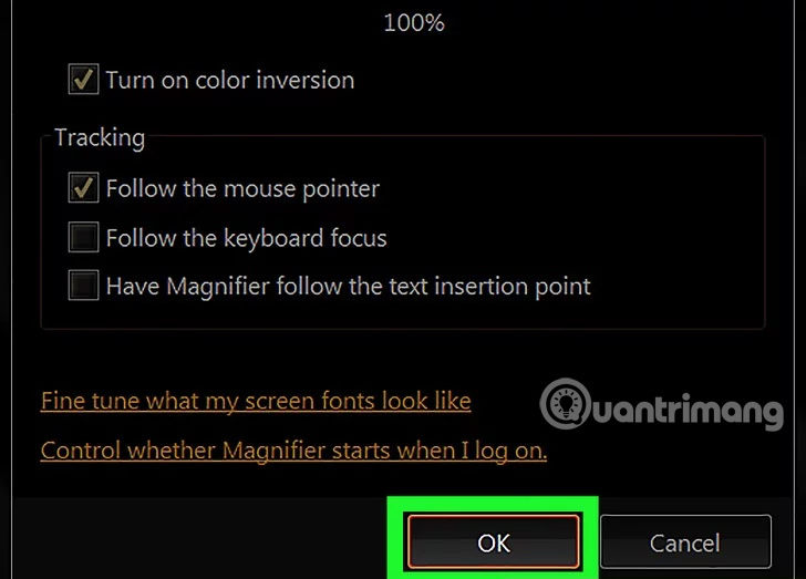 2 ways to reverse colors on Windows 7 Picture 6