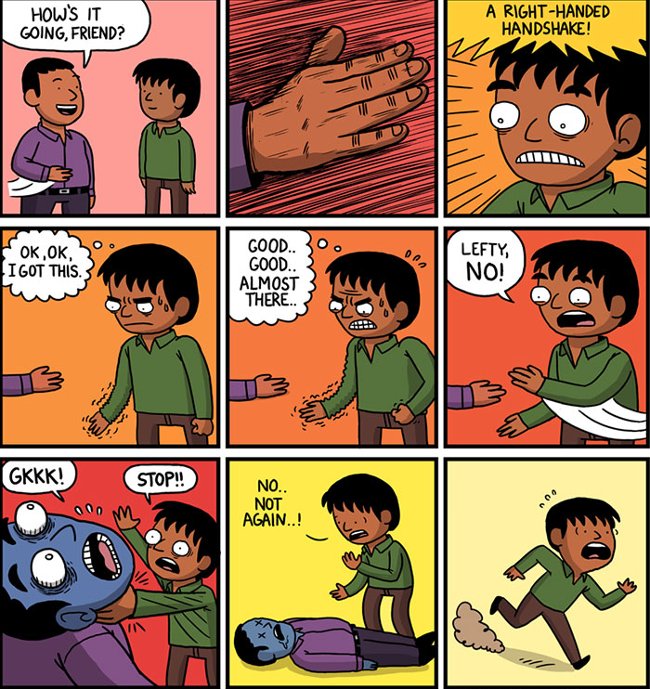 20+ 'bad crying and laughing' situation in life is only left-handed people understand Picture 16