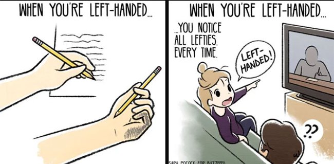 20+ 'bad crying and laughing' situation in life is only left-handed people understand Picture 9