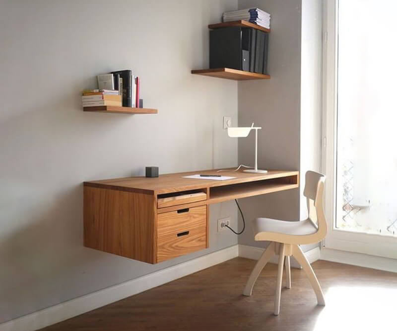 20 beautiful, compact and creative desk designs at home Picture 15