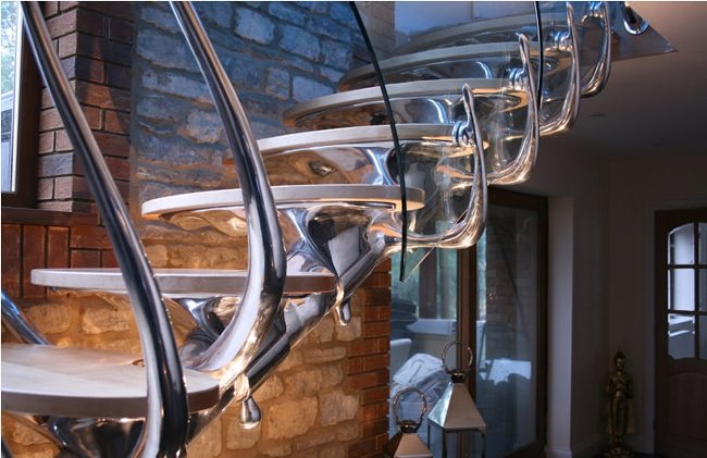 20 modern staircase designs are irresistibly beautiful Picture 4