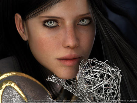 20 truly creative portraits on the computer Picture 12