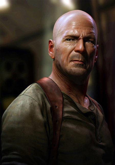 20 truly creative portraits on the computer Picture 2