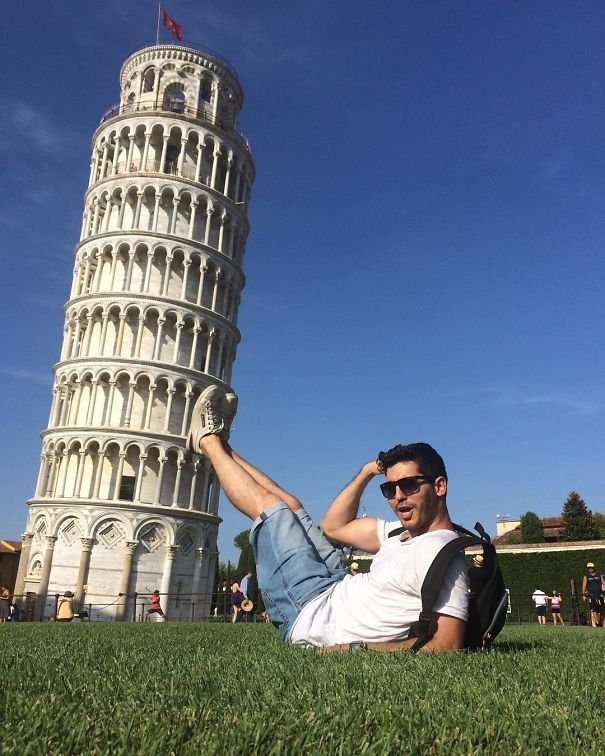 20+ types of imagery taking virtual life with the leaning tower of Pisa Picture 10