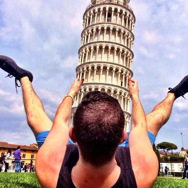 20+ types of imagery taking virtual life with the leaning tower of Pisa Picture 14