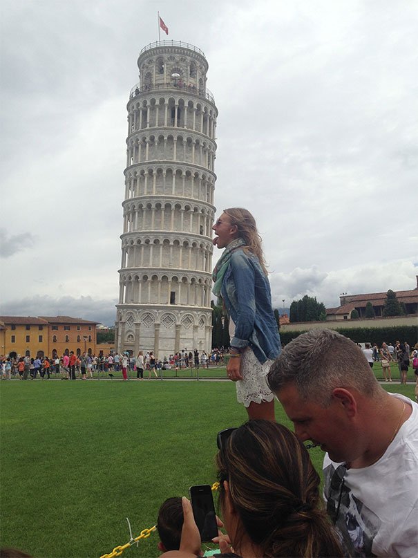 20+ types of imagery taking virtual life with the leaning tower of Pisa Picture 23