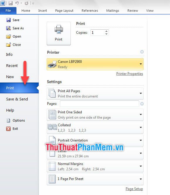 How To Print Two Word Documents Double Sided