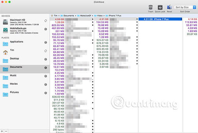 3 free apps for analyzing and checking hard drive space on Mac Picture 5