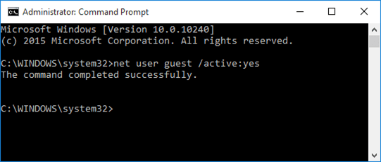 3 simple ways to activate Guest account on Windows 10 Picture 8