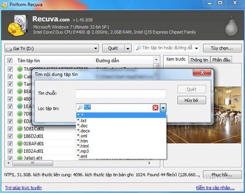 recuva data recovery free download filehippo