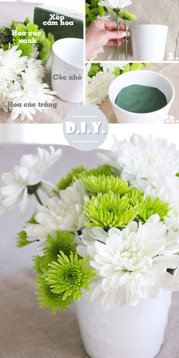 3 super beautiful flower arrangements for clumsy people on March 8 Picture 2
