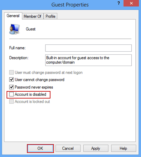3 ways to activate Guest account on Windows 8 / 8.1 Picture 10