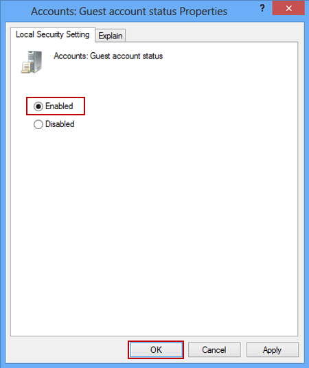 3 ways to activate Guest account on Windows 8 / 8.1 Picture 7