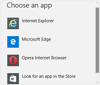 3 ways to change the default browser in Windows 10 Picture 4