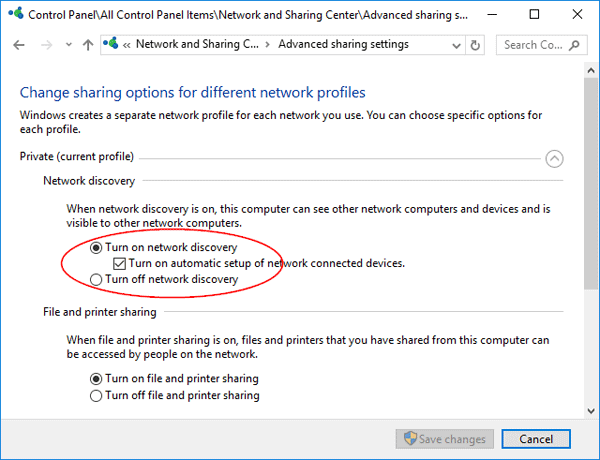 3 ways to enable or disable Network Discovery on Windows 7/8/10 Picture 5