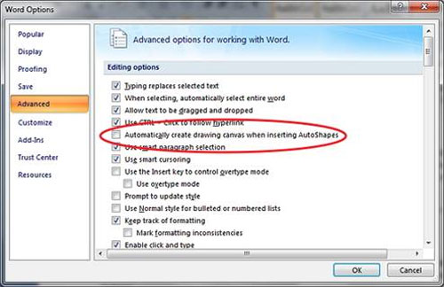 3 ways to insert non-marginal text in Word Picture 3