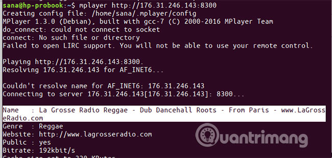 3 ways to listen to the radio via Ubuntu Terminal Picture 5