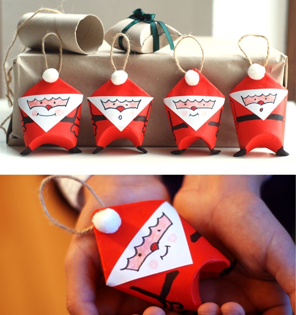 3 ways to make Santa Claus with very simple paper Picture 6