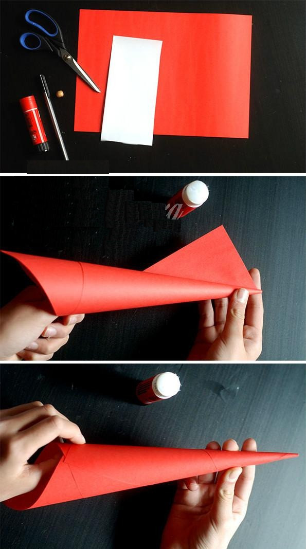 3 ways to make Santa Claus with very simple paper Picture 7