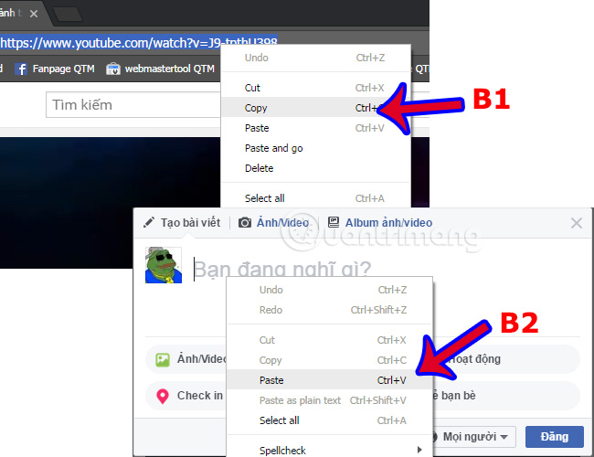 3 ways to post and share YouTube videos on Facebook wall Picture 4