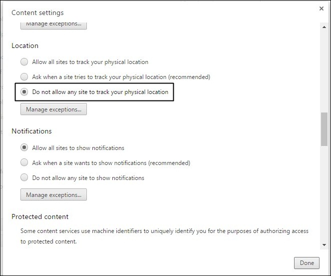 3 ways to prevent websites from tracking your location on Google Chrome Picture 5