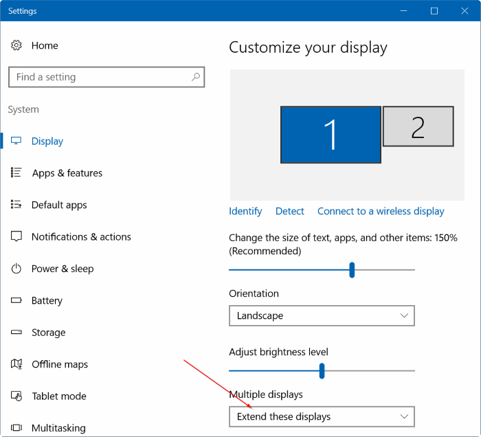 3 ways to set up different background images on each Windows 10 screen Picture 7