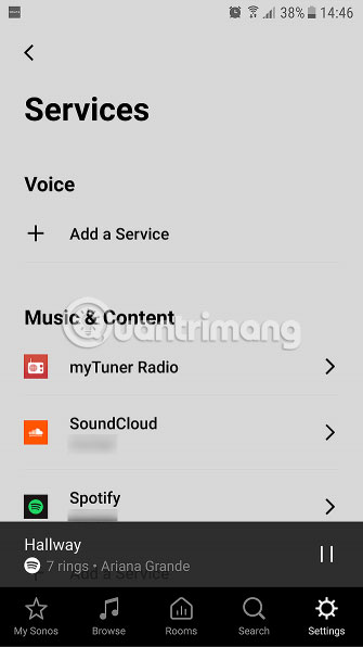 add soundcloud to sonos