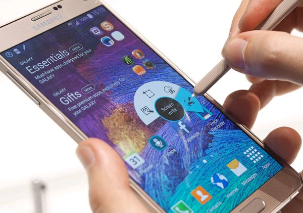 3 ways to take screenshots on Samsung Galaxy Note 4 Picture 3