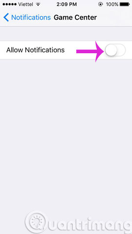 3 ways to turn off annoying notifications from Game Center on iOS Picture 6