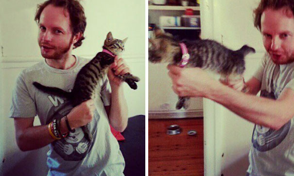 30+ funny shots prove men never bear big Picture 46