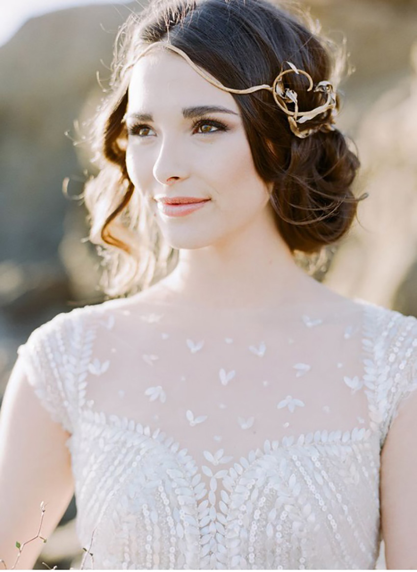 30+ Gorgeous bridal hairstyles on the wedding day 2020 Picture 25