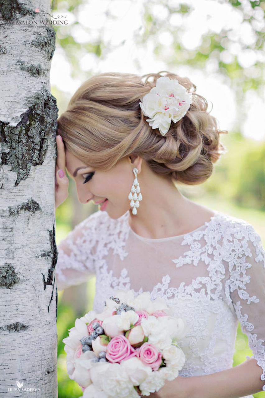 30+ Gorgeous bridal hairstyles on the wedding day 2020 Picture 28