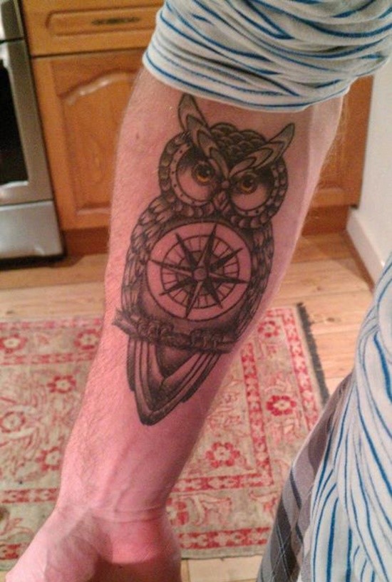 30+ Nice Compass tattoos Picture 10