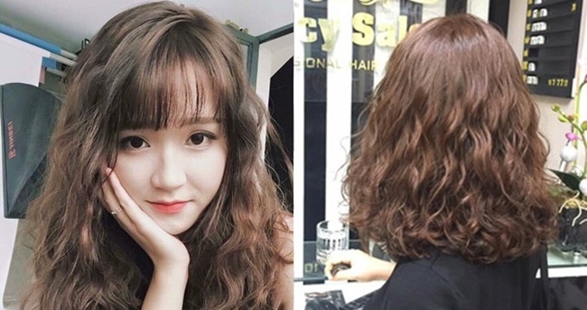 30+ The best short hair curly hairstyle water wave 2020 Picture 10