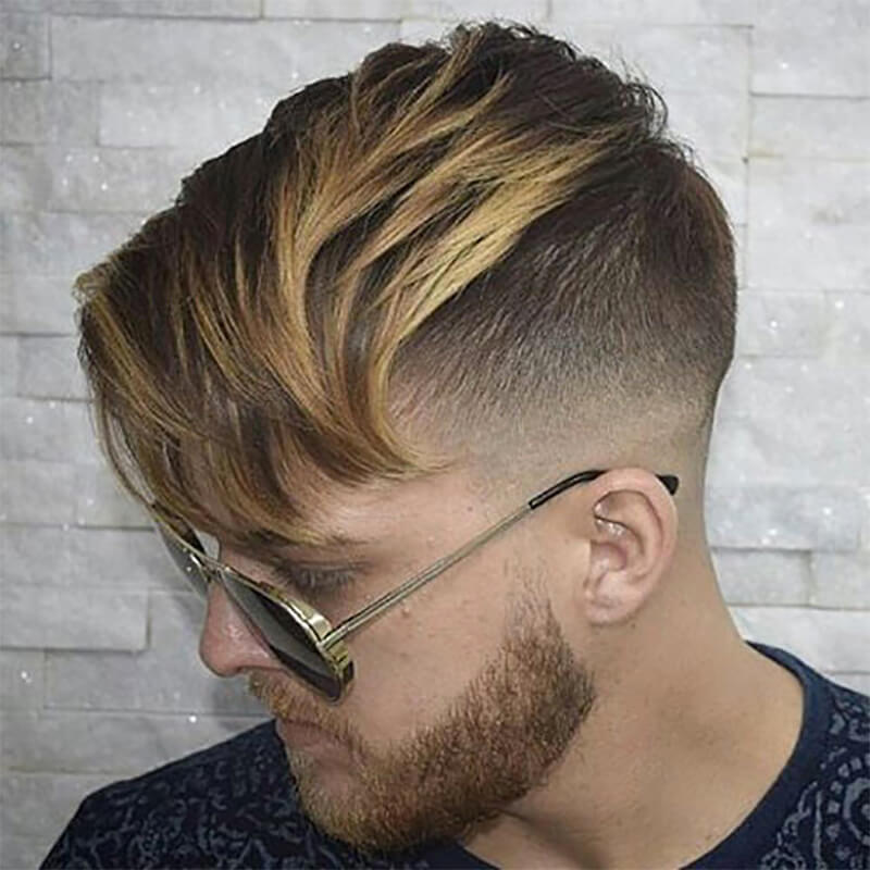 30+ the most beautiful men's Undercut hairstyle 2020 Picture 27