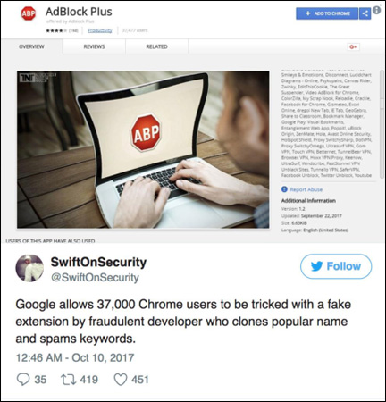 37,000 users unknowingly download fake gadgets on Chrome Picture 1