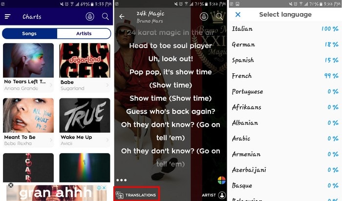 4 apps to see the best lyrics for Android Picture 4