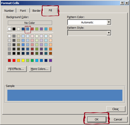 4 basic steps to color alternating columns in Microsoft Excel Picture 4