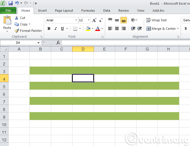 4 basic steps to color alternating lines in Microsoft Excel Picture 5