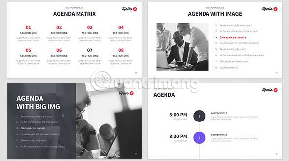 4 effective PowerPoint slide templates for meetings Picture 2