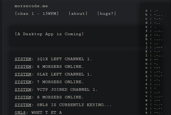 4 free Morse code software to send encrypted messages Picture 10