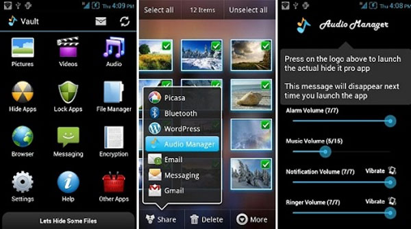 4 free software to hide photos and videos on Android Picture 3