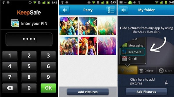 4 free software to hide photos and videos on Android Picture 4