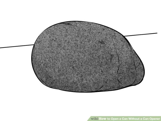4 simple ways to open the lid of food cans when there is no opener Picture 2