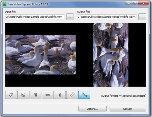 4 software to rotate video in reverse, tilt 90, 180 degrees best Picture 3