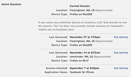 4 ways to increase Facebook security Picture 4