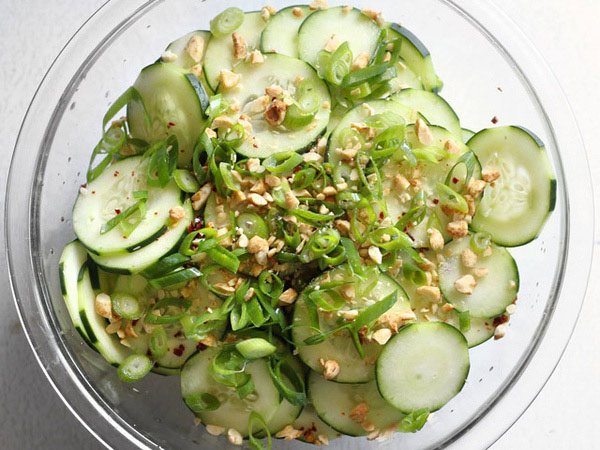 4 ways to make delicious cucumber salad Picture 1