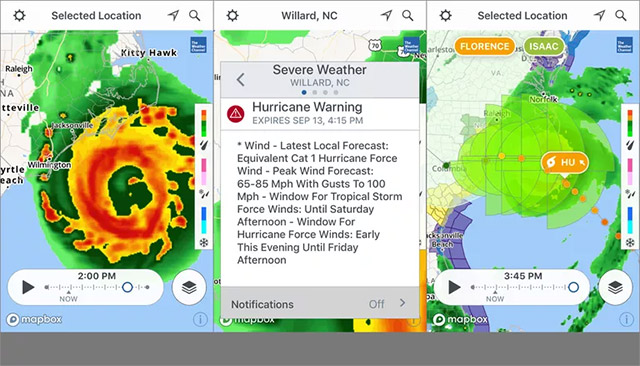 5 applications to help you track the activity of the storm easily Picture 1