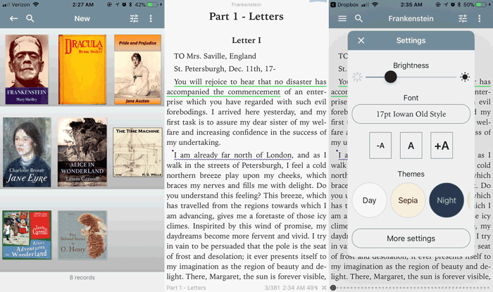 5 best ebook reader apps for iPhone Picture 3